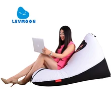 LEVMOON Beanbag Sofa Chair Superman Woman Seat zac Comfort Bean Bag Bed Cover Without Filler Cotton Indoor Beanbag Lounge Chair