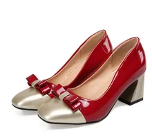Sexy High Heel Sandalen Karree Bogen OL Party Hochzeit Schuhe echtes Leder Hochhackige Schuhe Frau Nude Pumps Big größe 34-43