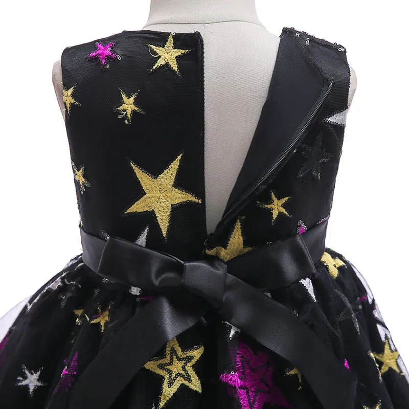 Children Princess Dress For Girls Clothes Baby Wedding Party Sequins Stars Tutu Dresses For Girls Carnival Embroidered Dress (8)