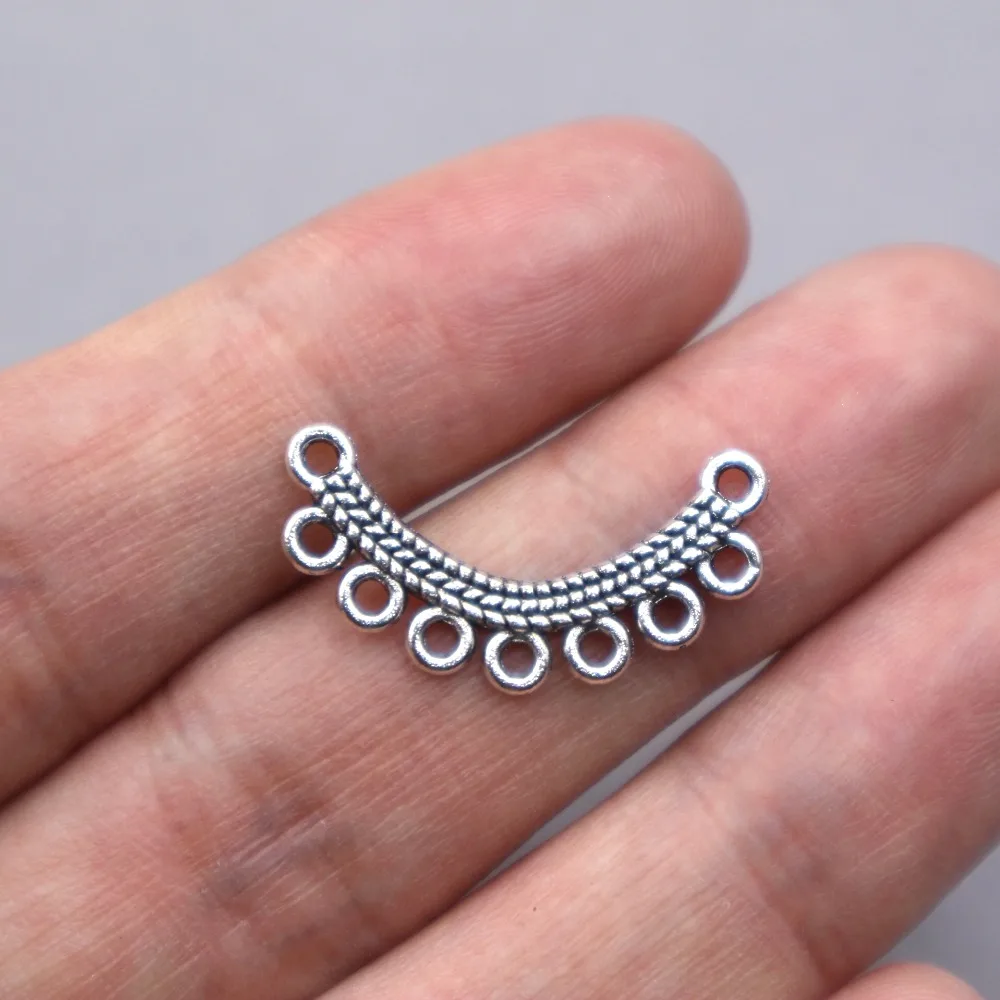 

Metal Alloy 35Pcs/lot Vintage Connector charms For Jewelry Diy Findings 26*18.5mm
