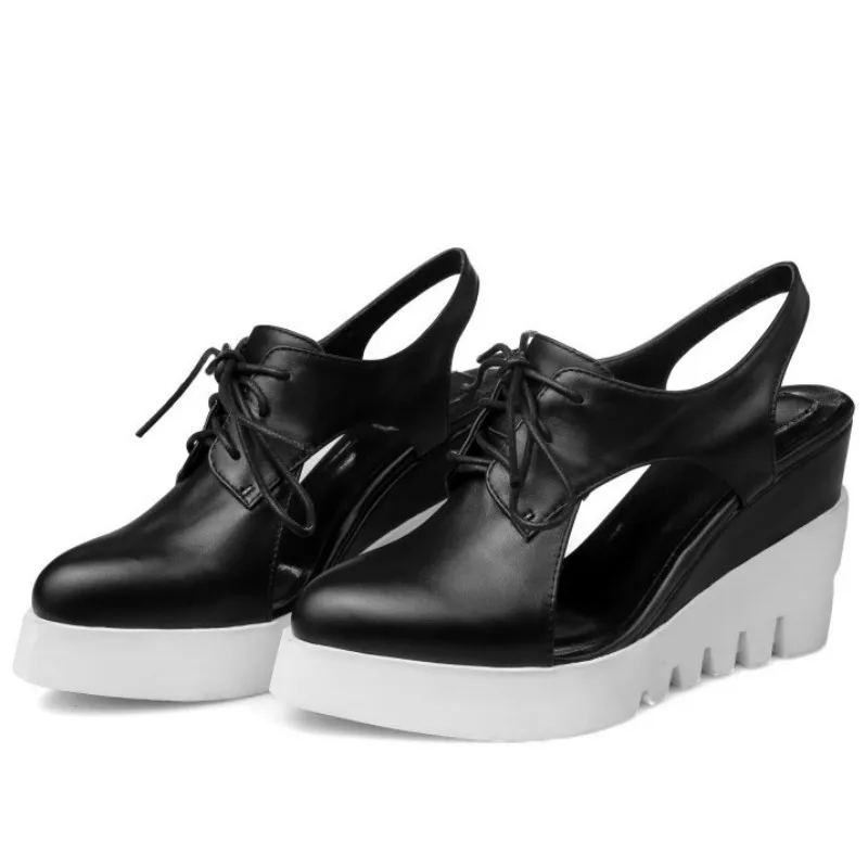 high heels genuine leather sandals summer shoes women (3)