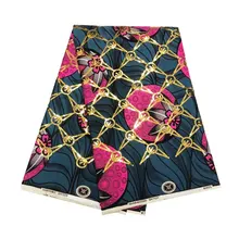 Вышивка африканская супер Java восковая ткань с блестками 6 ярдов Pagne воск голландский из Анкары и Нигерии хлопчатобумажная текстильная ткань Африка