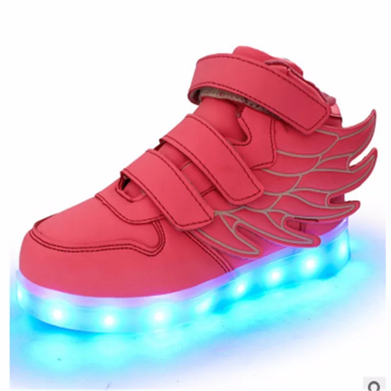 Детская Обувь с подсветкой светящиеся Обувь для мальчиков Обувь для девочек зарядка через USB Обувь Повседневное LED Обувь дети светящиеся Спортивная Обувь Zapatillas
