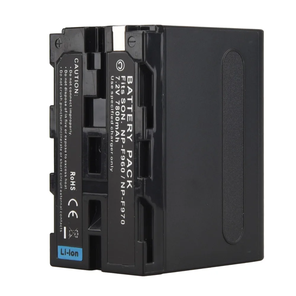 Günstig 1 Pcs 7800 mah Hohe Kapazität NP F960 NP F970 NPF960 NP F970 Digital Kamera Batterie Für Sony F970 NP F970 NP F960 F960 bateria