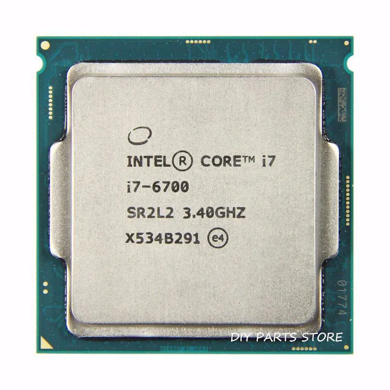 Intel core Quad core I7-6700 intel I7 6700 процессор LGA 1151 3,40 ГГц 6 м Оперативная память DDR3L-1333, DDR3L-1600 DDR4 GPU HD530