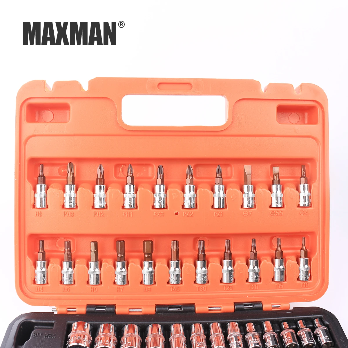 MAXMAN 46pcs/set Hand Tool Kit Socket Ratchet Torque Wrench Extension Bar Drill Bits Automobiles Repair Tools Kit Multifunction MAXMAN 46pcs/set Hand Tool Kit Socket Ratchet Torque Wrench Extension Bar Drill Bits Automobiles Repair Tools Kit Multifunction