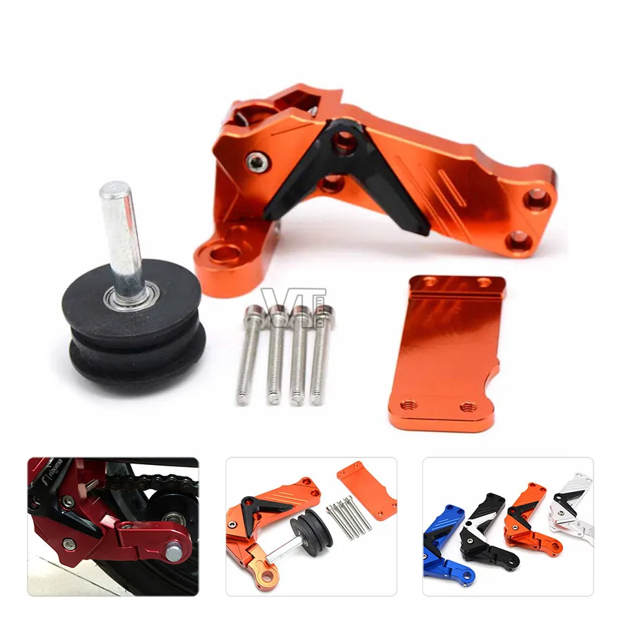 Universal Motorcycle Parts CNC Tensioners Catena rear axle spindle