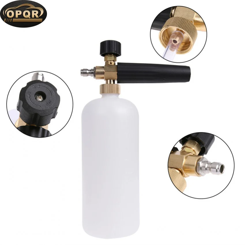 

High Pressure Snow Foam Lance Adjustable Nozzle Professional Foam Generator Car Washer Bottle Foam Sprayer Foam Generator