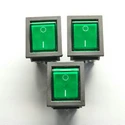 KCD4-202 KCD2 On-Off 6 pins 16A 250V green