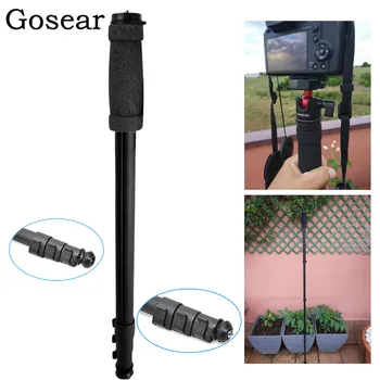 

Gosear 171CM Professional Adjustable Monopod Stand with Wrist Strap Flip Lock for Canon Nikon Sony DSLR Camera Video Camcorder