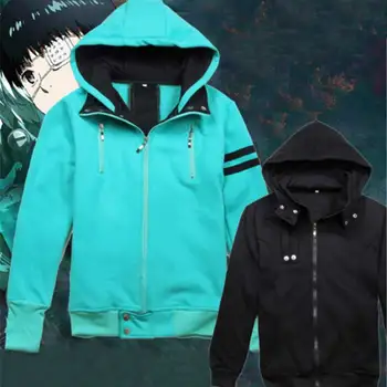 

Hooded Cardigan Cosplay Hot Anime Comics Tokyo Ghoul Kaneki Ken Hoodie Party Carnival Costume Unisex Cotton Jacket FZ00086