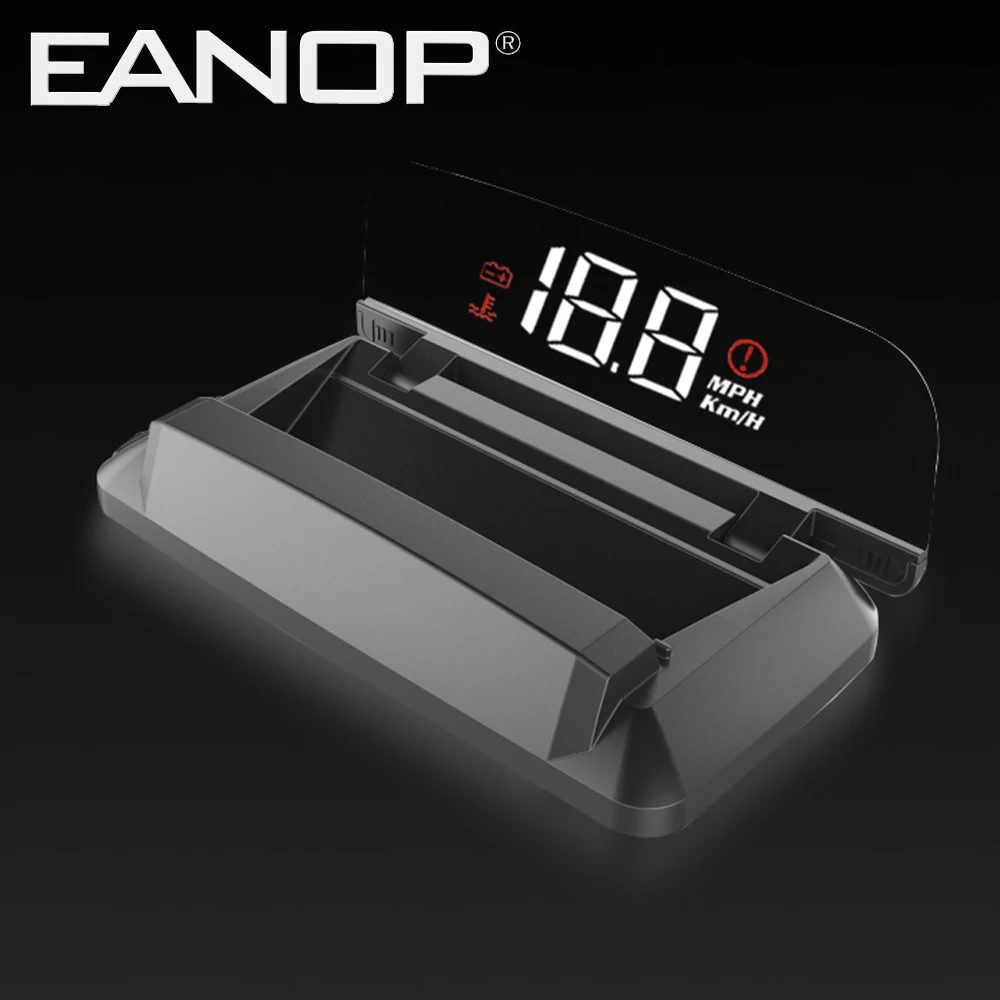 EANOP iSmart-S hud Дисплей автомобиля OBD2 Windsheild скорость проектор скорость метр Напряжение монитор KHM KPM конвертировать