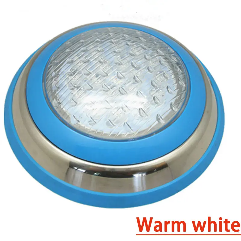 12 Вт 15 Вт 18 Вт Светодиодный светильник для бассейна IP68 Водонепроницаемый AC/DC 12 В открытый RGB подводный светильник для пруда светодиодный Piscina Luz точечный светильник - Испускаемый цвет: Warm White