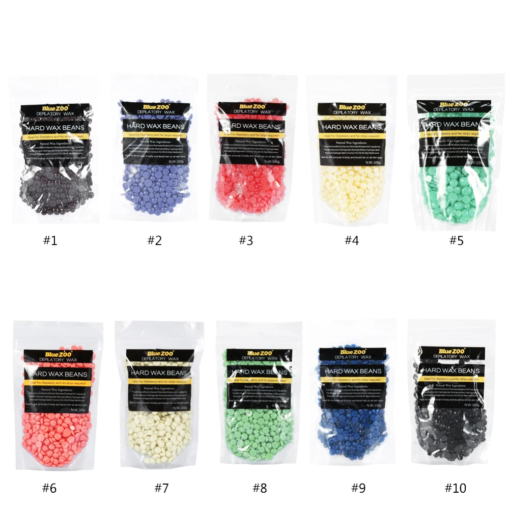 Воск Твердый для депиляции розовым бикини 100 г|hard wax beans|wax beanshard |