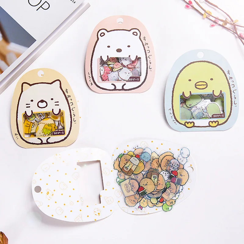 

Creative Stationery Small Biology Lovely Handbook Decorative Album Cartoon Handbook Children Sticker