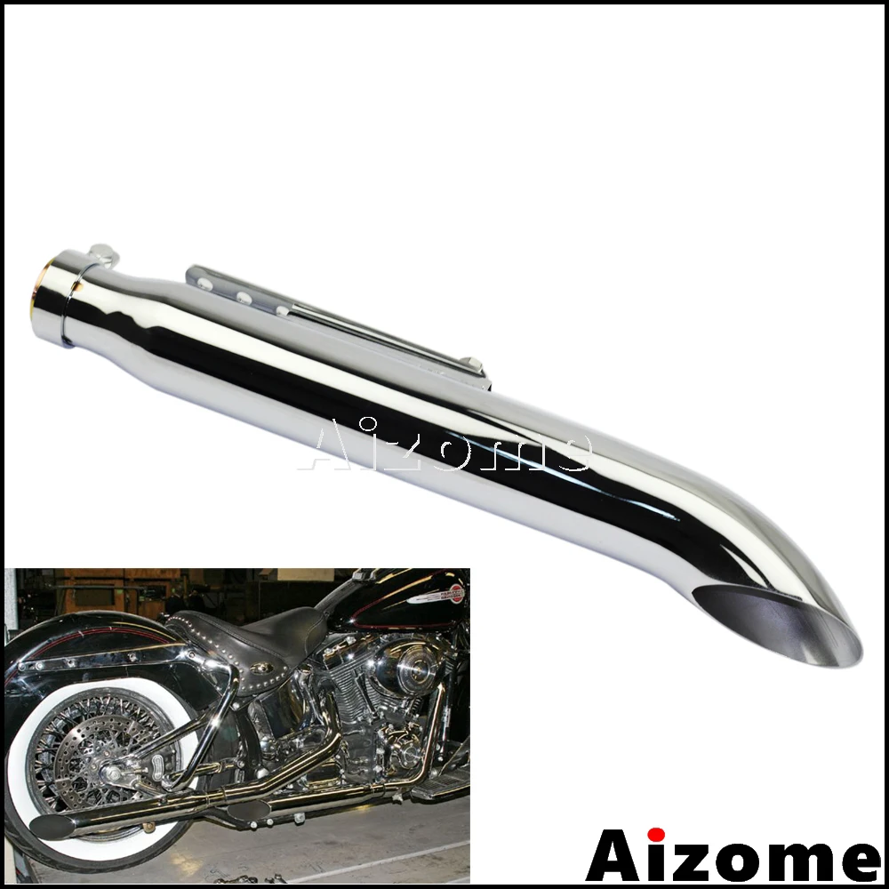 slash cut motorcycle exhaust