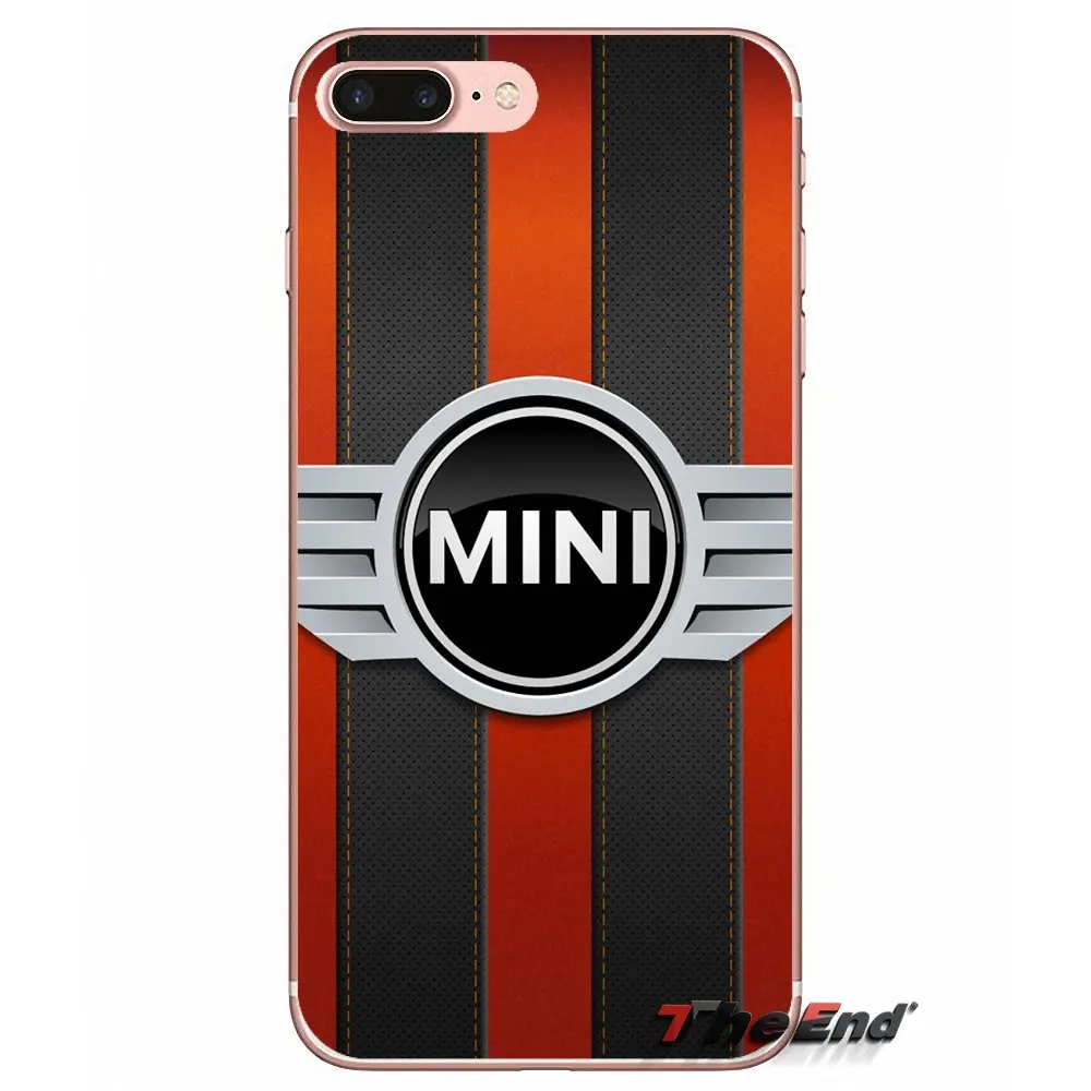 UK mini cooper jcw мягкий чехол в полоску с логотипом для Huawei Honor 4C 5X 5C 6X Mate 7 8 9 Y3 Y5 Y6 II 2 Pro G7 G8
