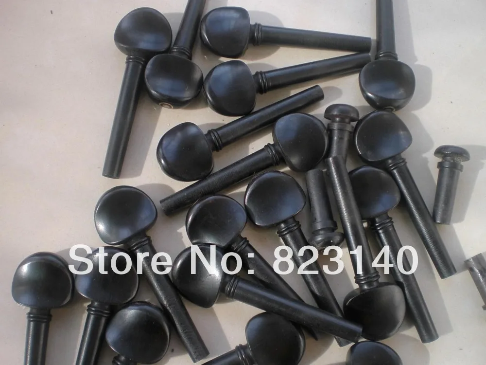 

5 Sets Violin pegs(20pcs) with 5 pcs Violin end pins, Ebony Violin parts