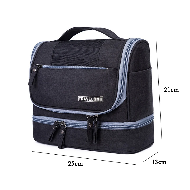 السفر حقيبة مستحضرات تجميل للرجال للنساء الضروريات حقيبة مستحضرات تجميل حالة الرجال للماء شنقا أكسفورد للجنسين أدوات الزينة أطقم حقيبة