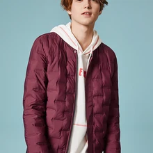 SEMIR Мужской легкий мужской пуховик стеганая куртка с воротником-стойкой для мужчин зимняя верхняя одежда