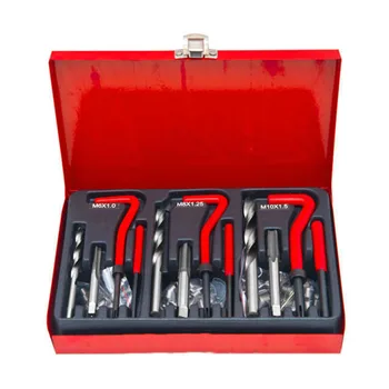 

88Pc Thread Repair Kit Set Rethread M6 M8 M10 Damaged Thread Garage Tool
