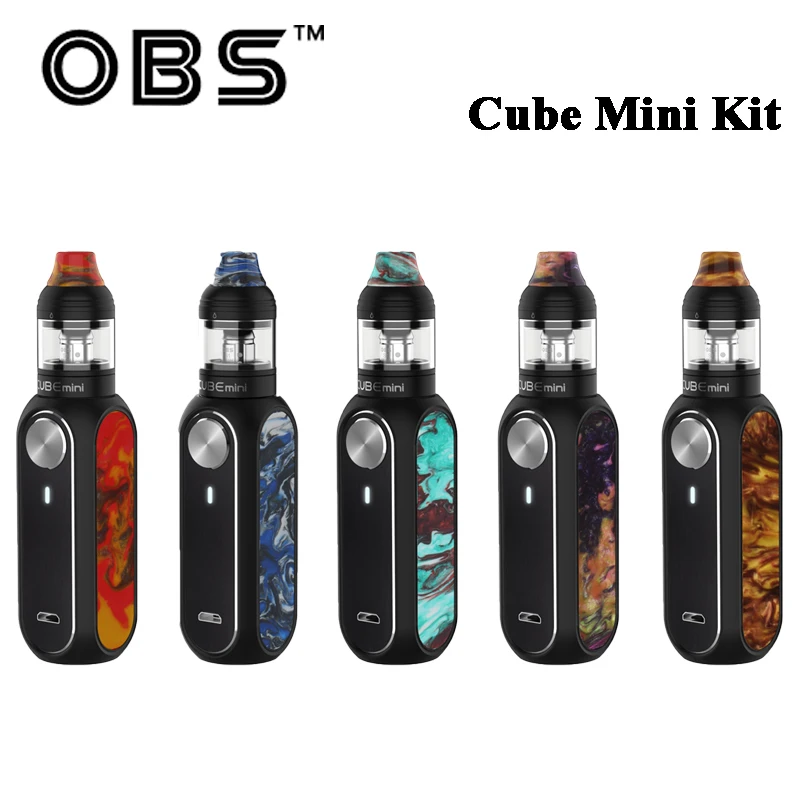 

Original OBS Cube Mini Resin Kit with 1500mah Battery Cube MTL SubTank Atomizer Electronic Cigarette Vape Fit S1 Mesh N1 Coil