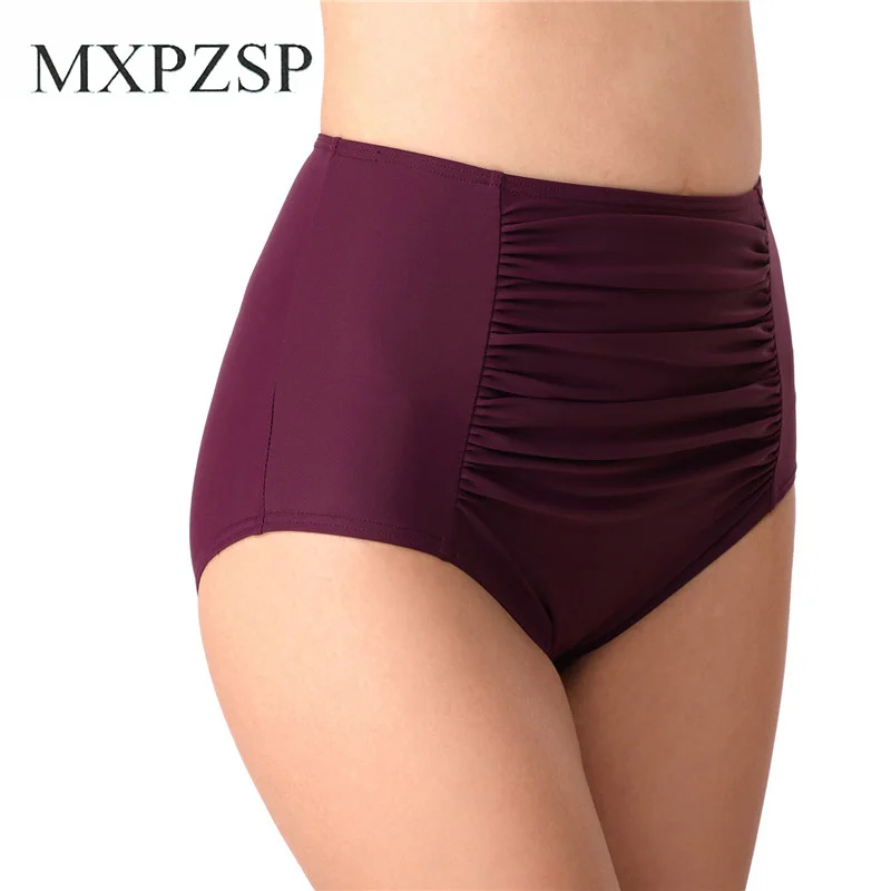 

Womens Shorts Bikini Bottom Inside Swim Short Beach Swimwear Trunks High waist Bottoms Briefs Swim Trunks Black Red Big Size XL