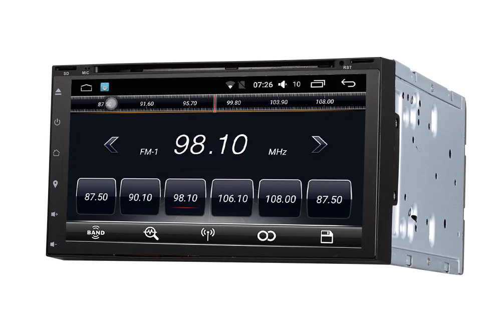 Top 2 Din Android Universal Car DVD Player Car Stereo 6.95 Inch 2G/32G QuadCore Autoradio GPS Navigation 8