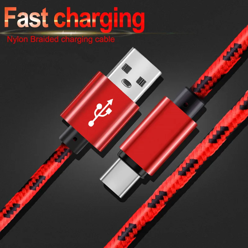 

USB Type C Fast Charging USB-C Cable Type-C 3.1 Data Cord Phone Charger Adapter Cord For Samsung A70 Nova 5 Pro Xiaomi Mi 9 8 9T