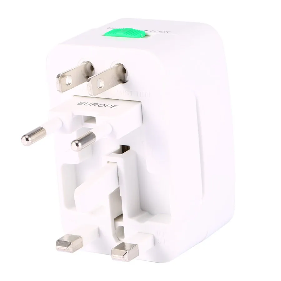 

All in One Universal International Plug Adapter 2 USB Port World Travel AC Power Charger Adaptor with AU US UK EU converter Plug
