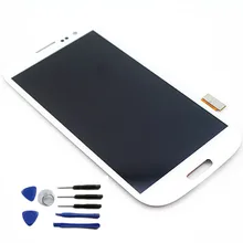 Original LCD Digitizer Display Touch Screen Assembly for Samsung Galaxy S3 i9300, White color Free shipping