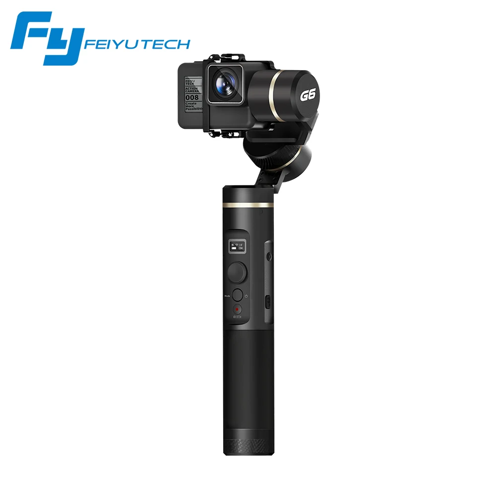 Feiyu FeiyuTech G6 ручной кардан для GoPro обновление версии G5 Wi Fi + синий зуб OLED Экран угол