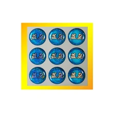 Печать на заказ по индивидуальному заказу модная эпоксидная наклейка этикетка