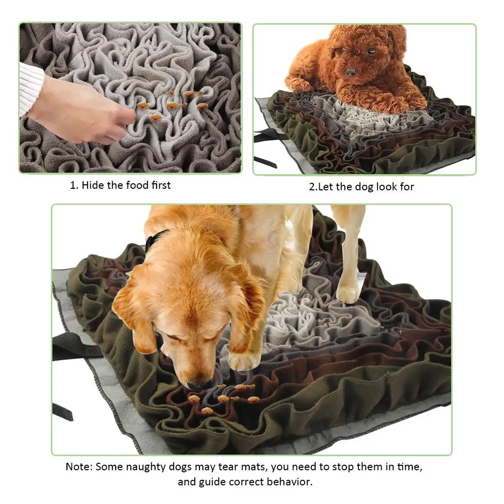 Et Toys коврик для корма для собак подстилка для тренировки нюха маленький/большой обучающий коврик для собак Обучение домашних животных одеяло работа подходит для всех собак