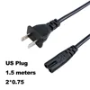 BSOD Electric Cord EU Power Cable 2Pin Cable 1.5Meter 250V 2.5A  US Power Cord UK Supply Cable Lead Wire Power for Electrique ► Photo 2/6