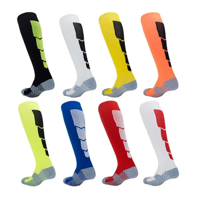 

adult Football Tights Colorful Socks Men Outdoor Exercise Breathable Cycling Socks Running Basketball Sports Action LT-11