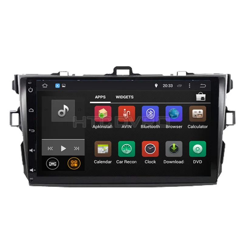 Discount YMODVHT 9inch Octa Core 4GB+32GB Android 9.0 Car DVD Player for Toyota Corolla 2007-2010 2011 2012 Radio Stereo GPS Navigation 1