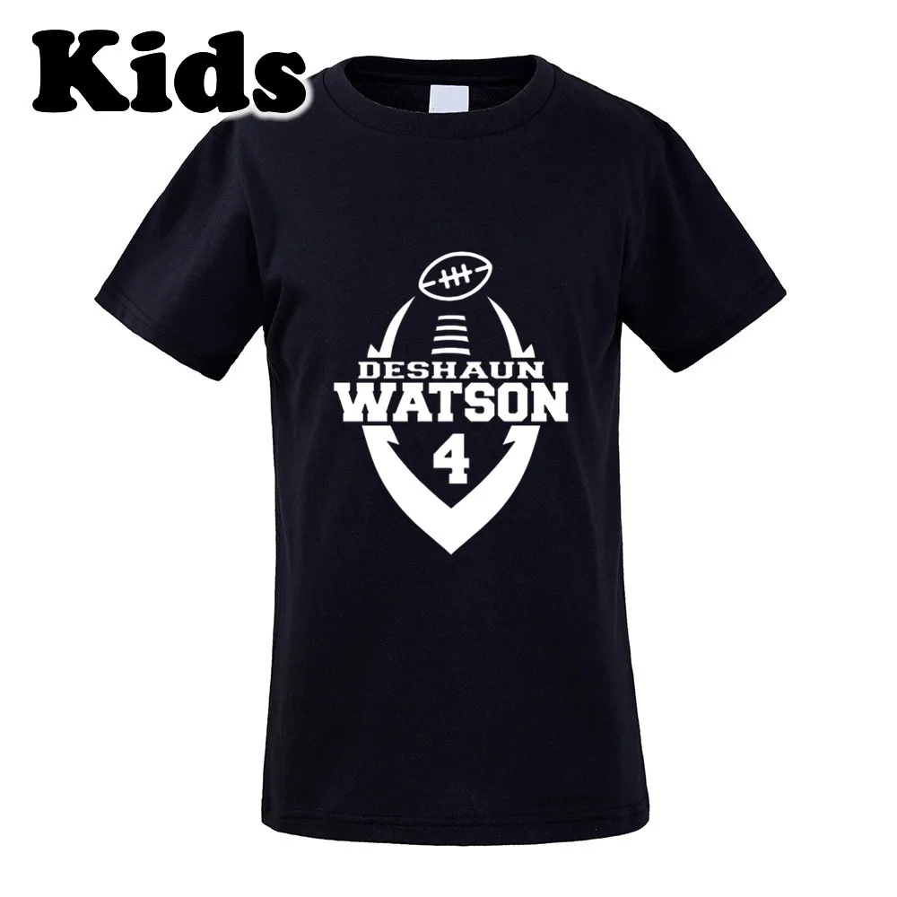 

2019 Boys T Shirt Brand Children T Shirts Boys Clothing Toddler Girls Tops 4 Deshaun Watson Kids Shirts 0331-17