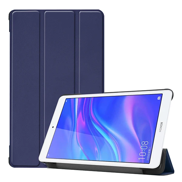 Складной тонкий чехол для huawei Mediapad M5 lite 8,0 JDN2-W09 JDN2-AL00 чехол для планшета huawei Mediapad m5 lite 8 дюймов Чехол+ ручка - Цвет: HWRYT58 KST DBU