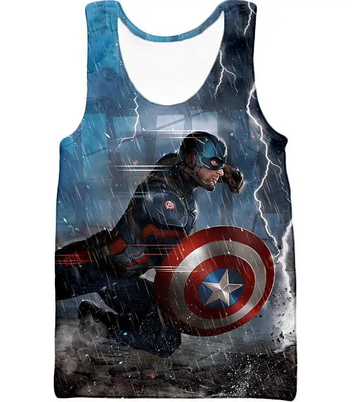 Marvel майка 3d мужские Капитан Америка тренажерный зал нательные блузки без рукавов мужские s фуфайка для бодибилдинга жилеты фитнес топы Спортивная Одежда S-5XL - Цвет: ST-012