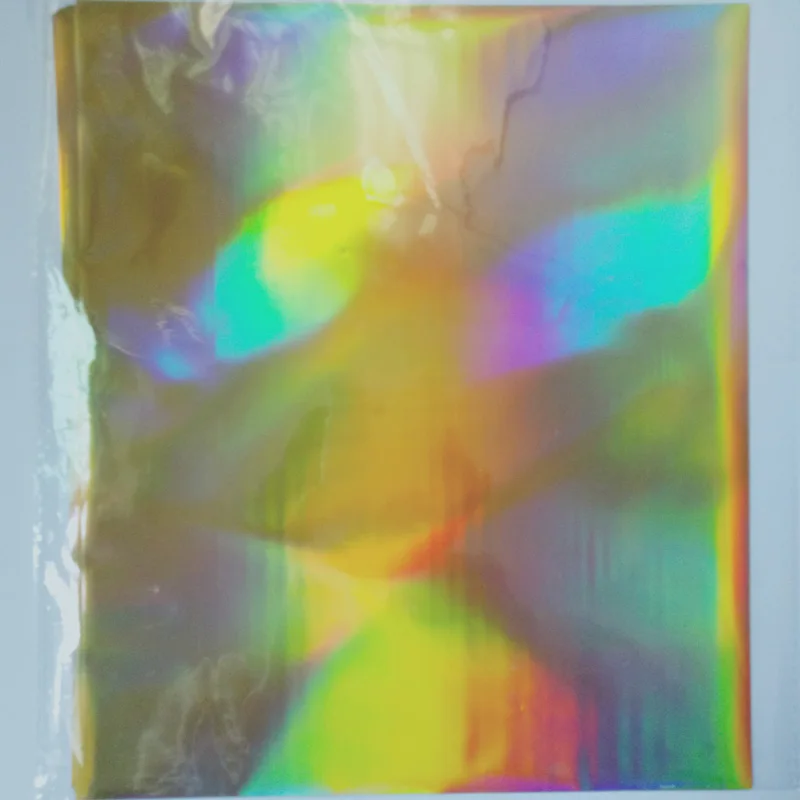 

A4 bags Laser Gold Metallic Holographic Stamping Colored Aluminum Hot Foil Transfer Paper Silver Roll Art for Laminator Cutter