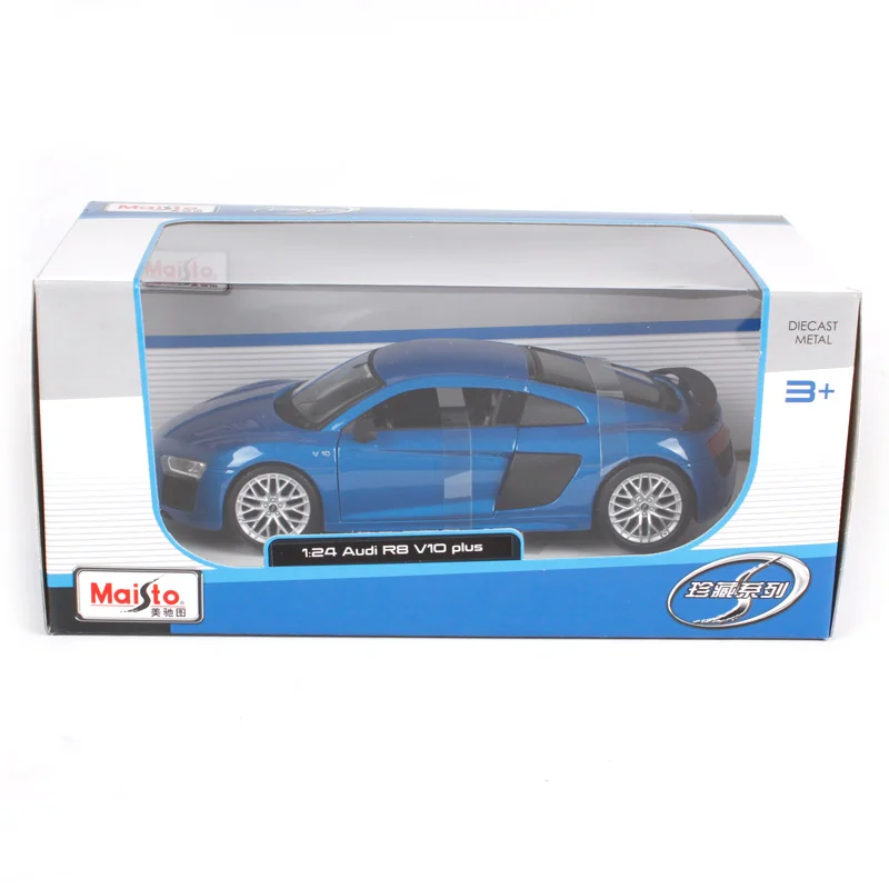 Maisto 1:24 Audi R8 V10 плюс литья под давлением Модель игрушечных автомобилей в коробке 31513