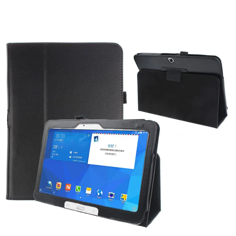 

Folio Leather Case Cover For Samsung Galaxy Tab 4 10.1" SM-T530 Tablet protective case10.1 inch A30