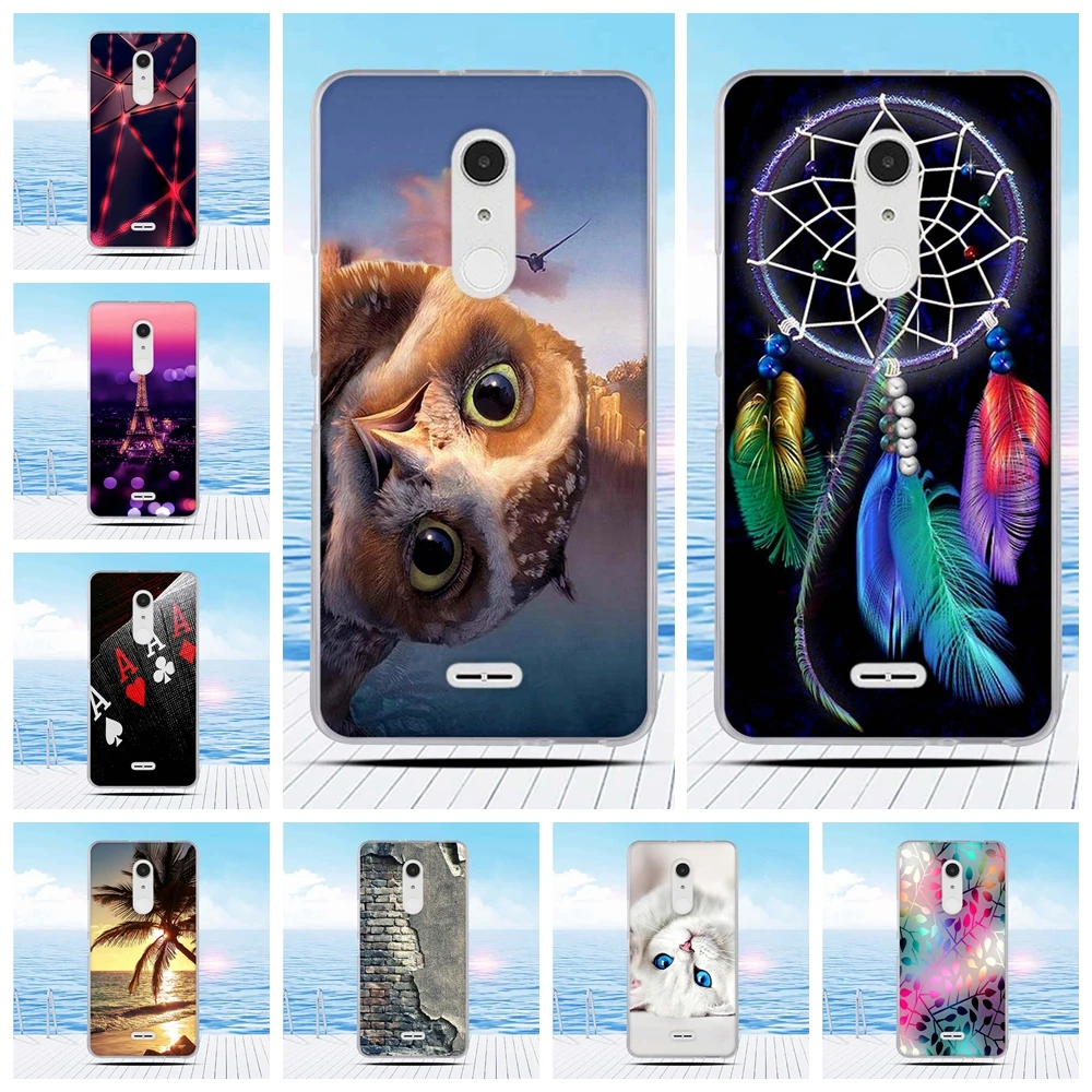 

Cartoon 3D Relief Printing Pattern Back Cover TPU Soft Silicone Case Coque Capa Funda For Alcatel A3 XL