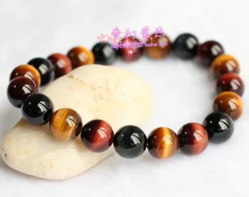 

Natural tiger eye stone bracelet natural red tiger eye yellow tiger eye blue tiger eye sauteeded tigereye bracelet
