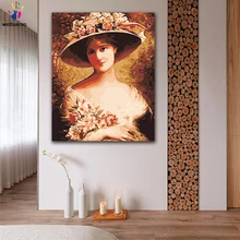 DIY цветные картинки по номерам с цветами mr. Rimsky Korsakov Картина Рисунок Живопись по номерам Обрамленный дом