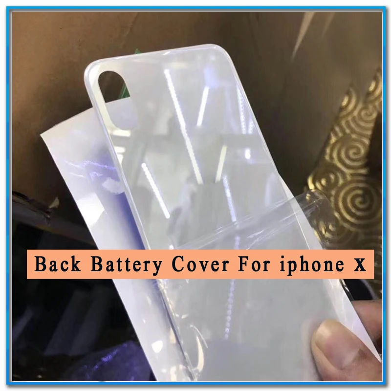 

For iPhone XS XR Original Back Cover For iPhone XSMAX Back Battery Cover Rear Glass Housing Case+Adhesive Sticker Replacement