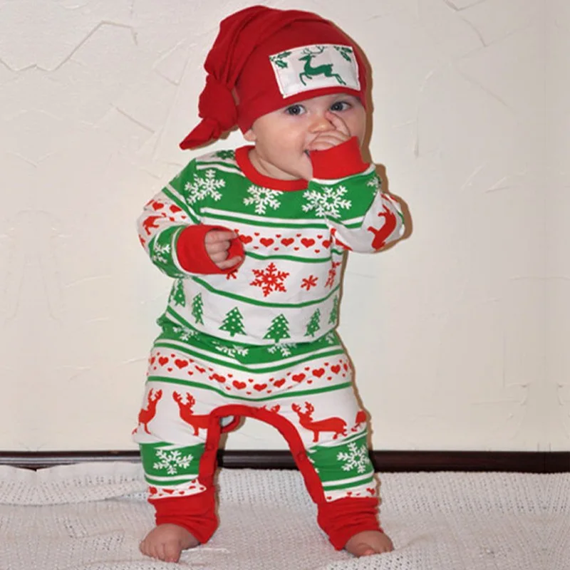 Christmas Costumes Newborn Clothes Baby Boys Rompers