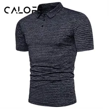 CALOFE Брендовые мужские футболки с коротким рукавом, мужские однотонные футболки с отложным воротником, спортивные футболки, тренировочные спортивные топы для бега