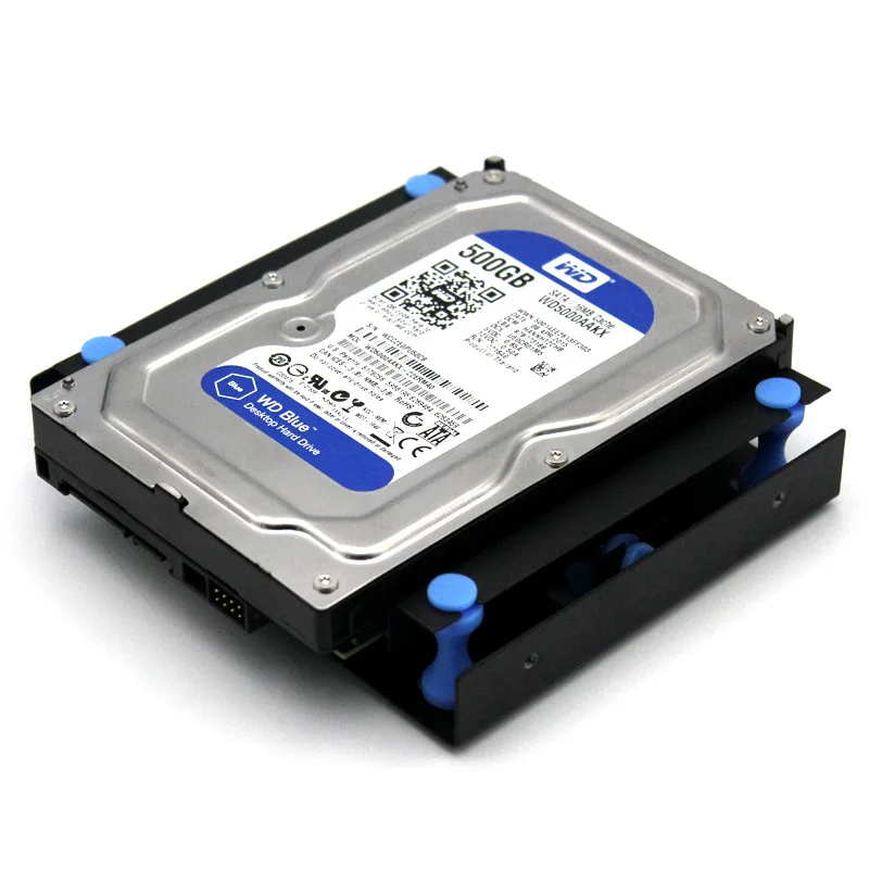  Nworld Shock-Proof 3.5 Hard Disk to 5.25 DVD ROM Bay Mounting Adapter HDD Enclosure